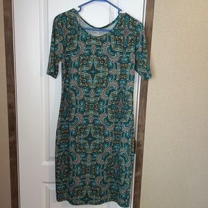 Lularoe Julia dress size large
